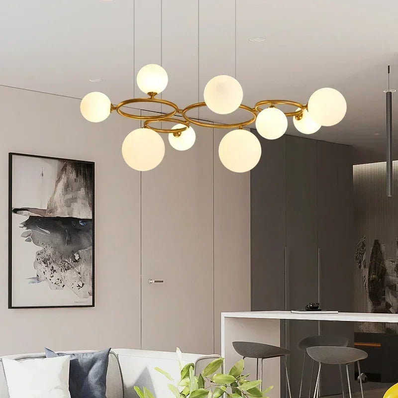 minimalistische postmoderne design kroonluchter voor eigentijds interieur