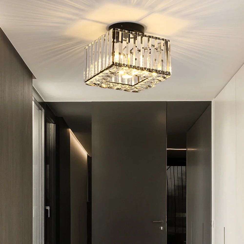 Stralende moderne kristallen hanglamp