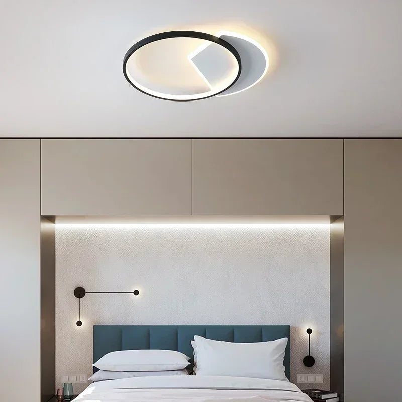 Strakke moderne nordische LED-plafondlamp