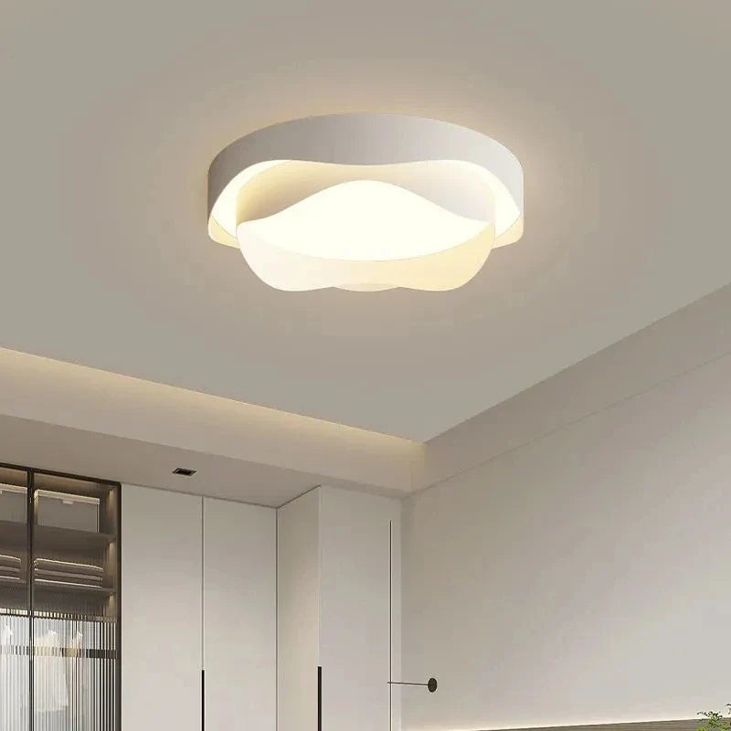 Elegant moderne witte LED kroonluchter