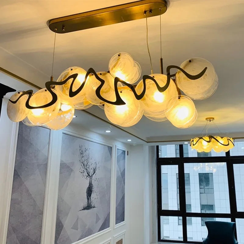 Luxe eigentijdse LED-kroonluchter