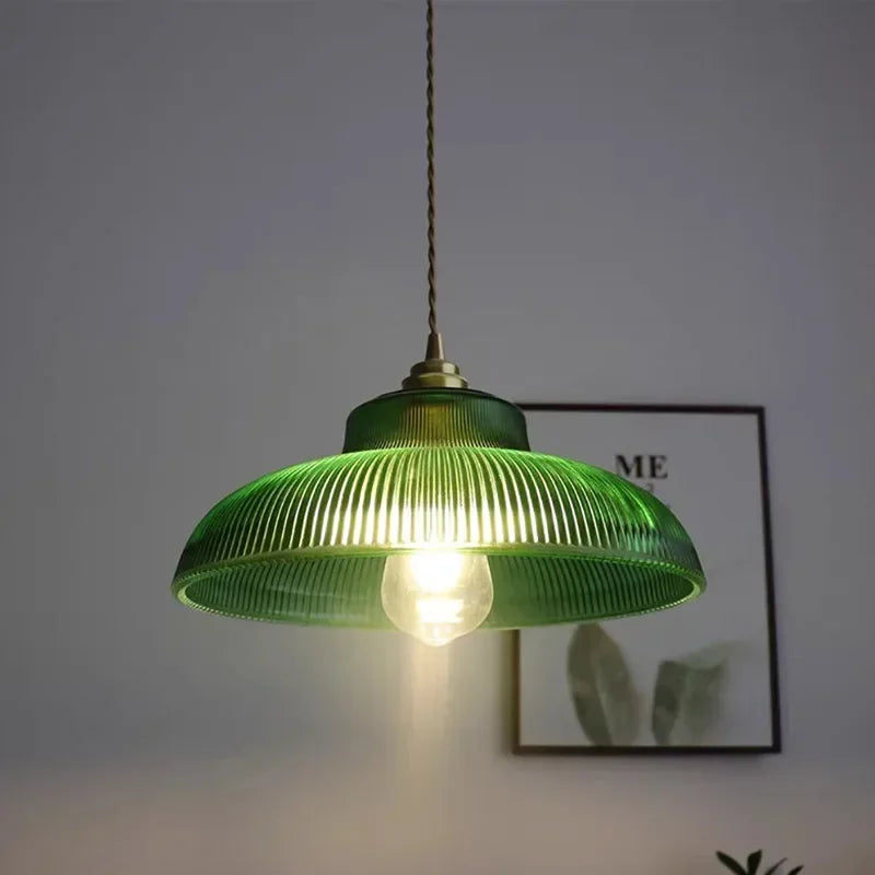 vintage led-hanglamp van glas voor binnenhuisdecoratie