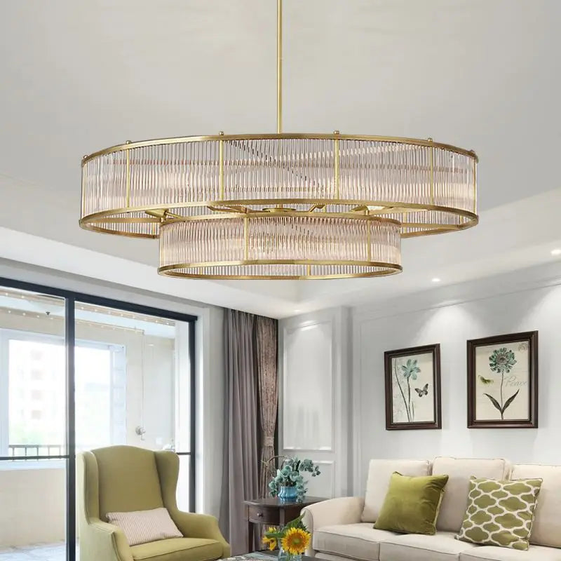 moderne gouden kristallen kroonluchters voor binnenverlichting