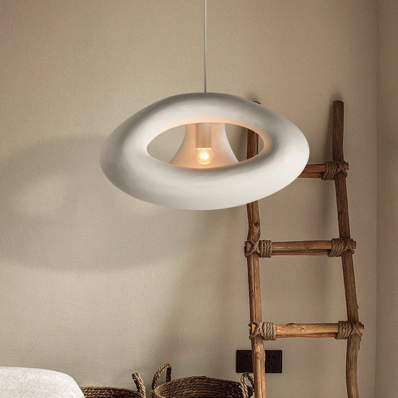 nordische wabi-sabi led-lamp, artistieke verlichting voor bar en café