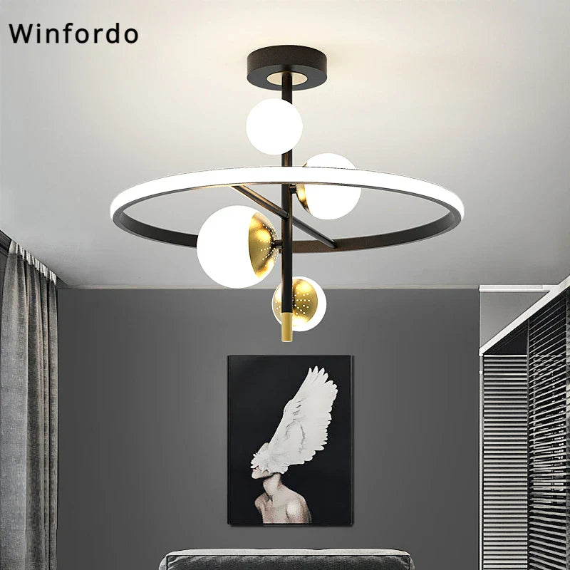Moderne elegante noordse hanglamp