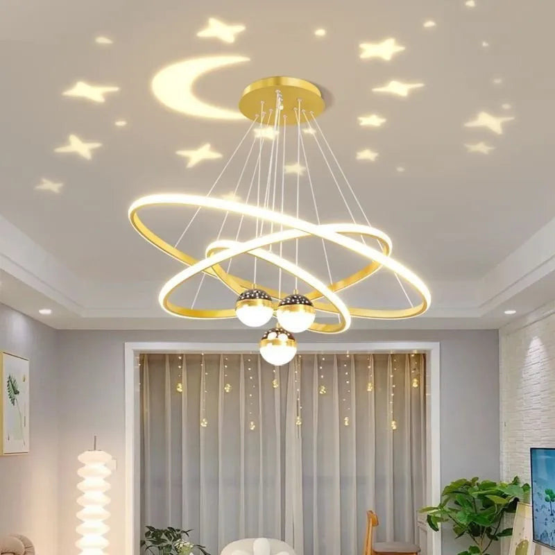 moderne led kroonluchter van silicaat voor restaurant en kantoor