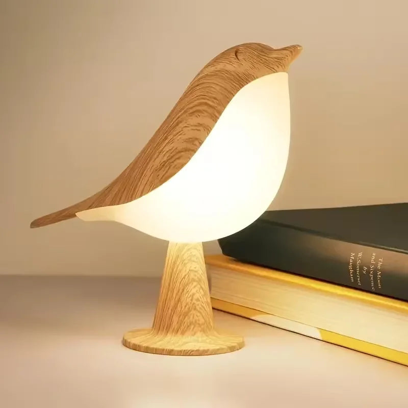 Houten Nachtlampje Birdlight