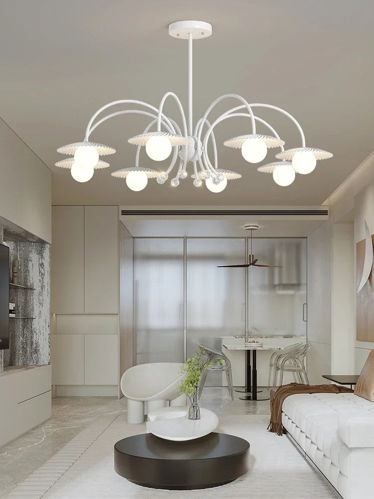 Moderne elegante glazen kroonluchter