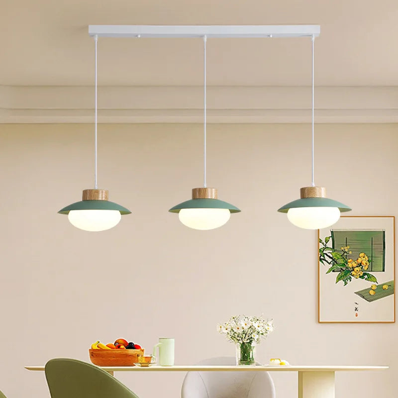 Elegante eigentijdse metalen LED-kroonluchter