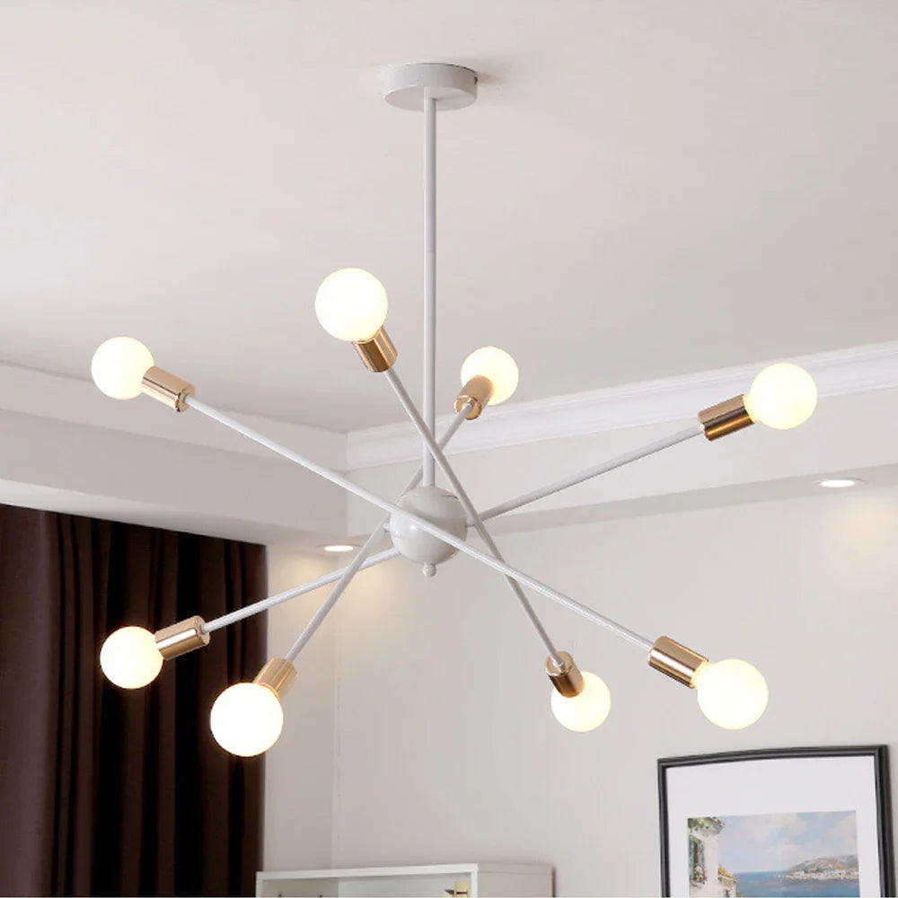Elegante noordse moderne kroonluchter hanglamp.