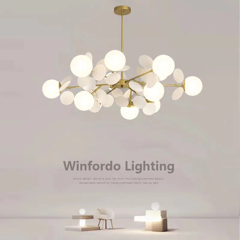 kinderlampenkroon bloemen meerkleurige decoratieve hanglamp