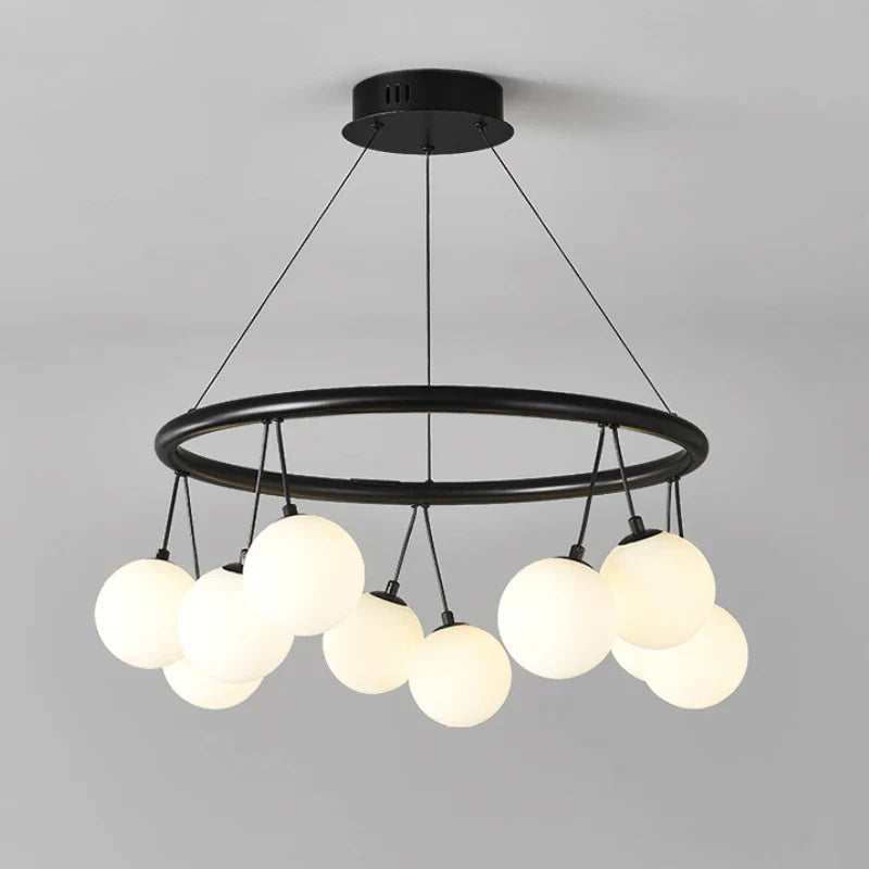 Unieke transparante moderne LED-hanglamp