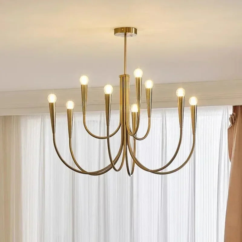 hangende retro design kroonluchter met decoratieve led-verlichting