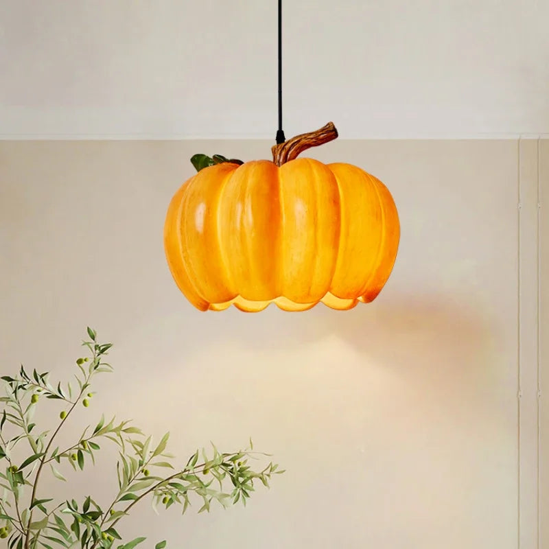 retro pompoenvormige kroonluchter voor Halloweendecoratie