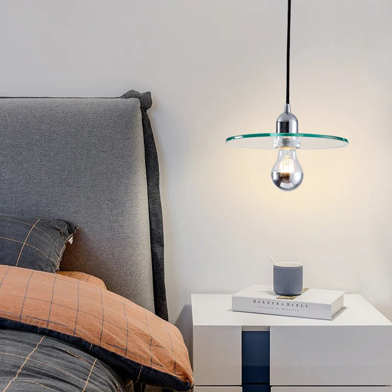 retro minimalistische ovni glazen kroonluchter voor café en restaurant
