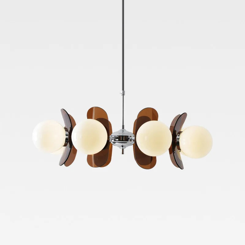 Bauhaus acryl kroonluchter in oude noordelijke stijl