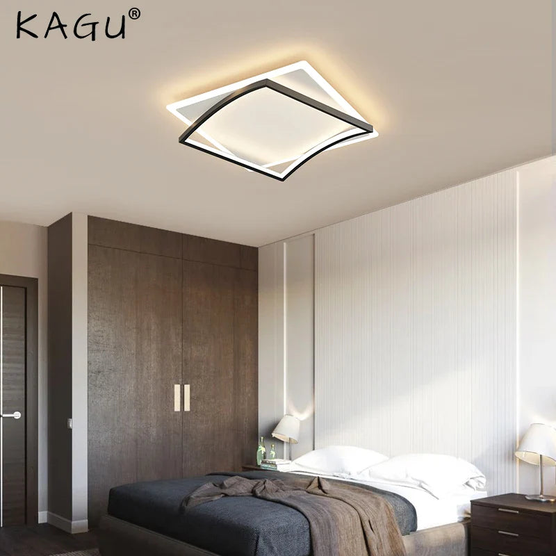 Elegant vierkant eigentijds design verlichting