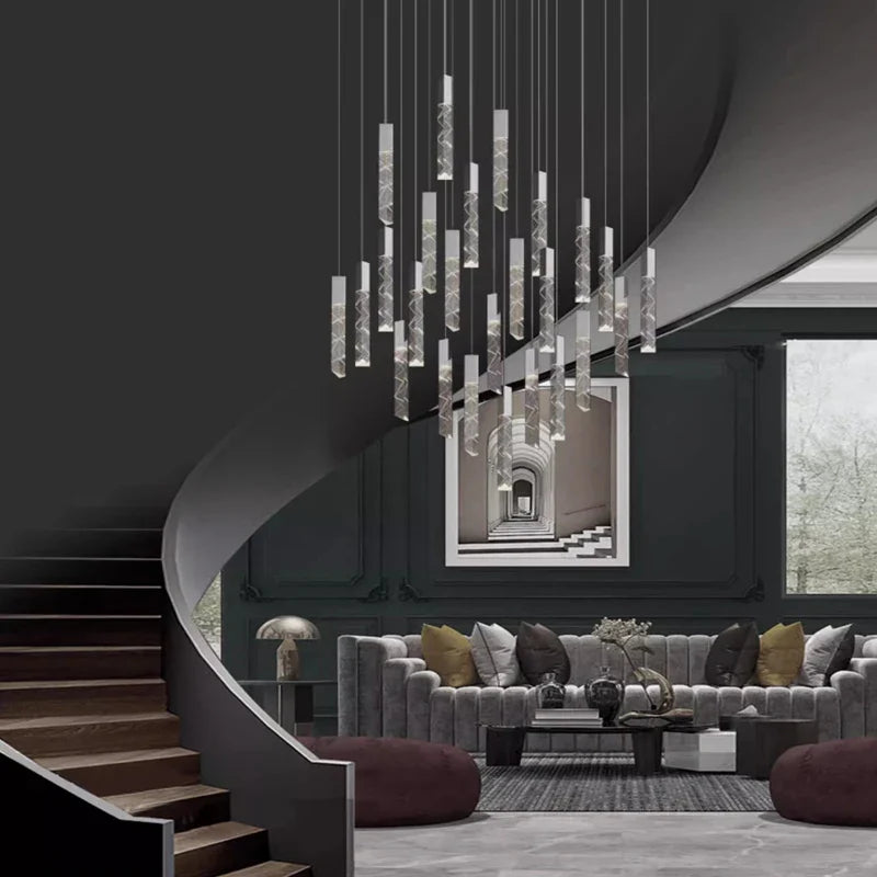 luxe kristallen led-kroonluchter voor elegante verlichting