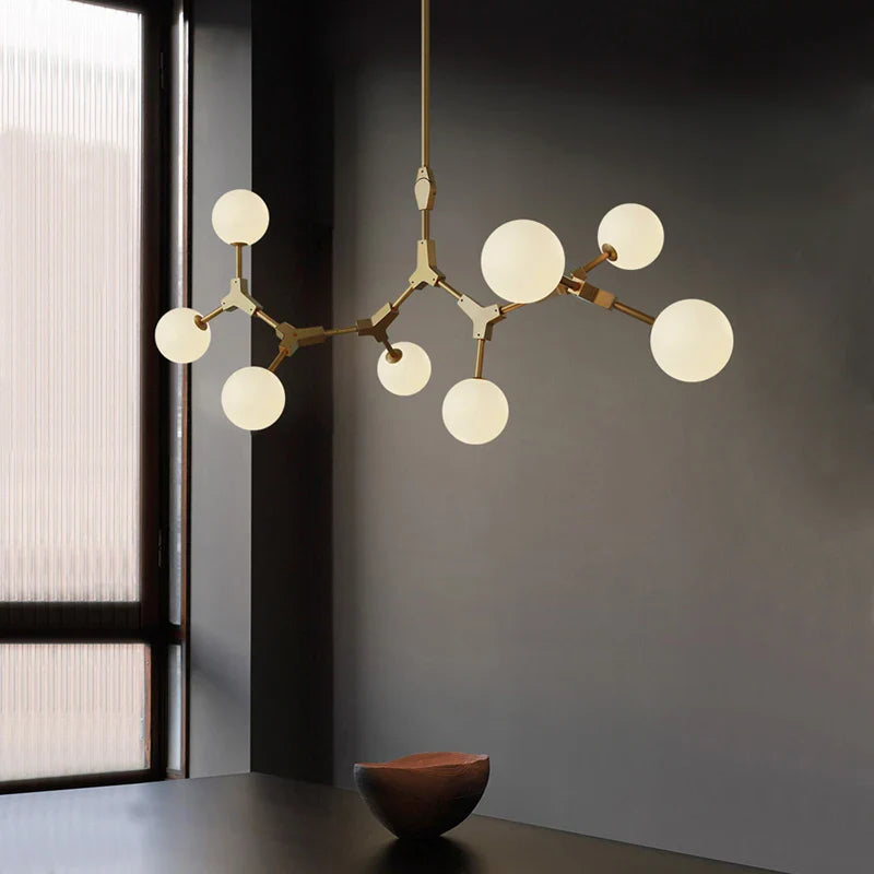 Minimalistische zachte heldere binnenlamp