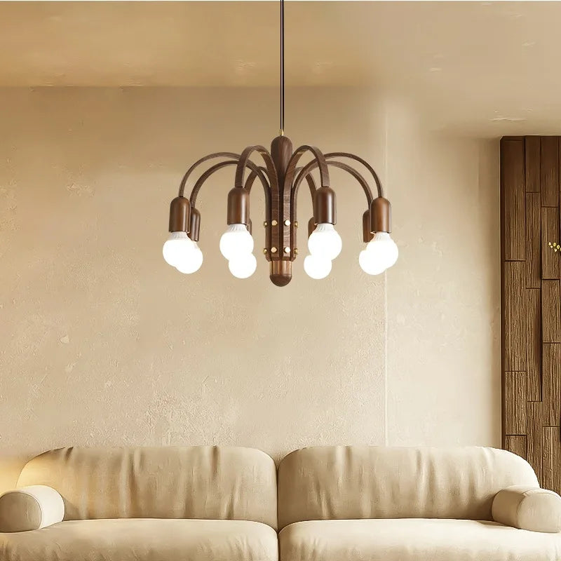 Vintage Scandinavische stijl LED-kroonluchter
