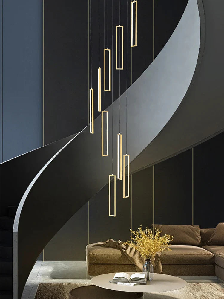 moderne hanglamp in loftstijl voor een elegant interieur