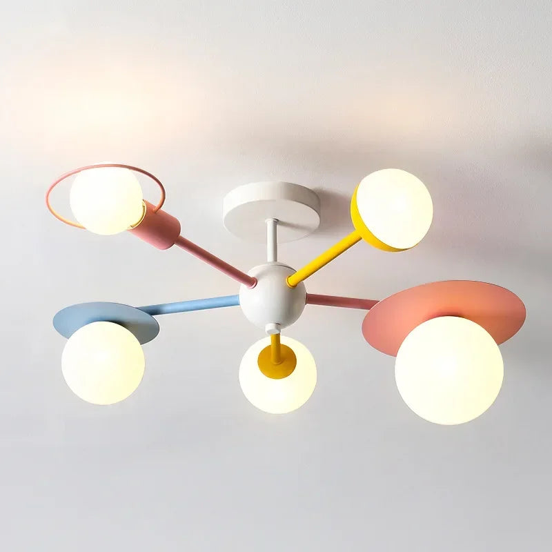 nordische kinderlamp met cartoon led prinses
