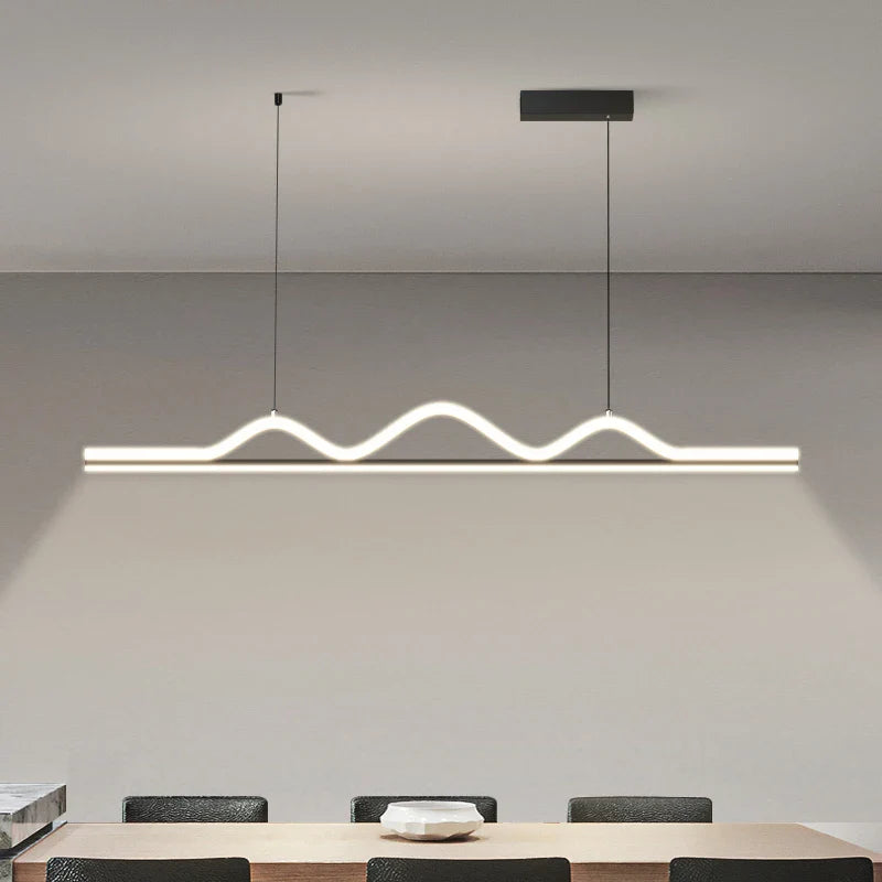 Elegant hangende eigentijdse LED-kroonluchter