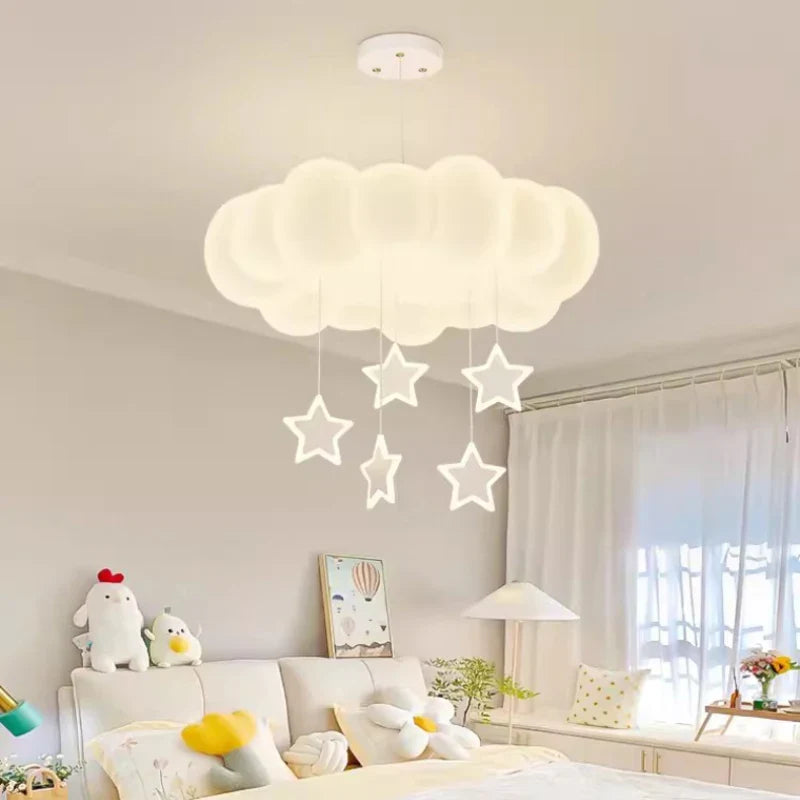 moderne romantische wolkenkroonluchter voor kinderkamer interieurdecoratie