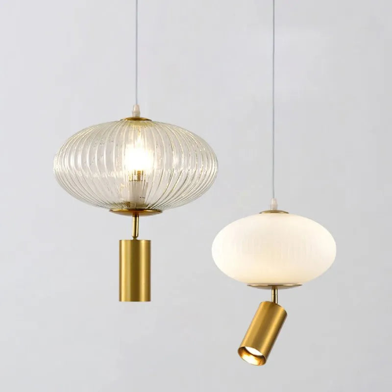 Elegante LED hanglamp van glas design