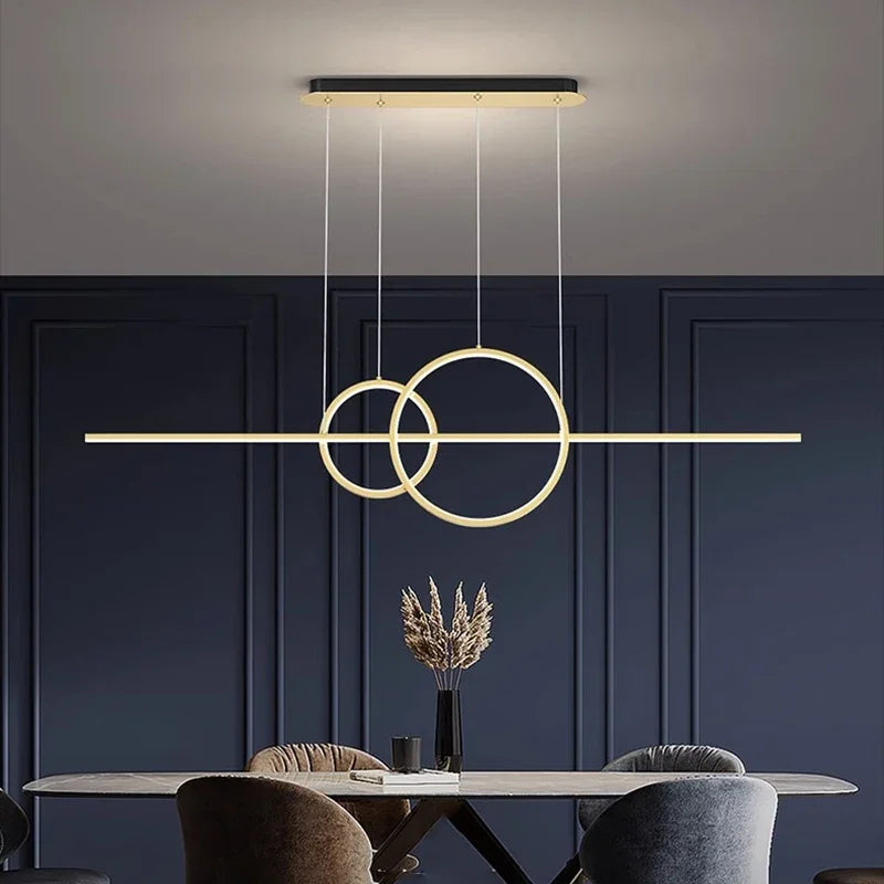 Elegant eigentijds design LED-kroonluchter