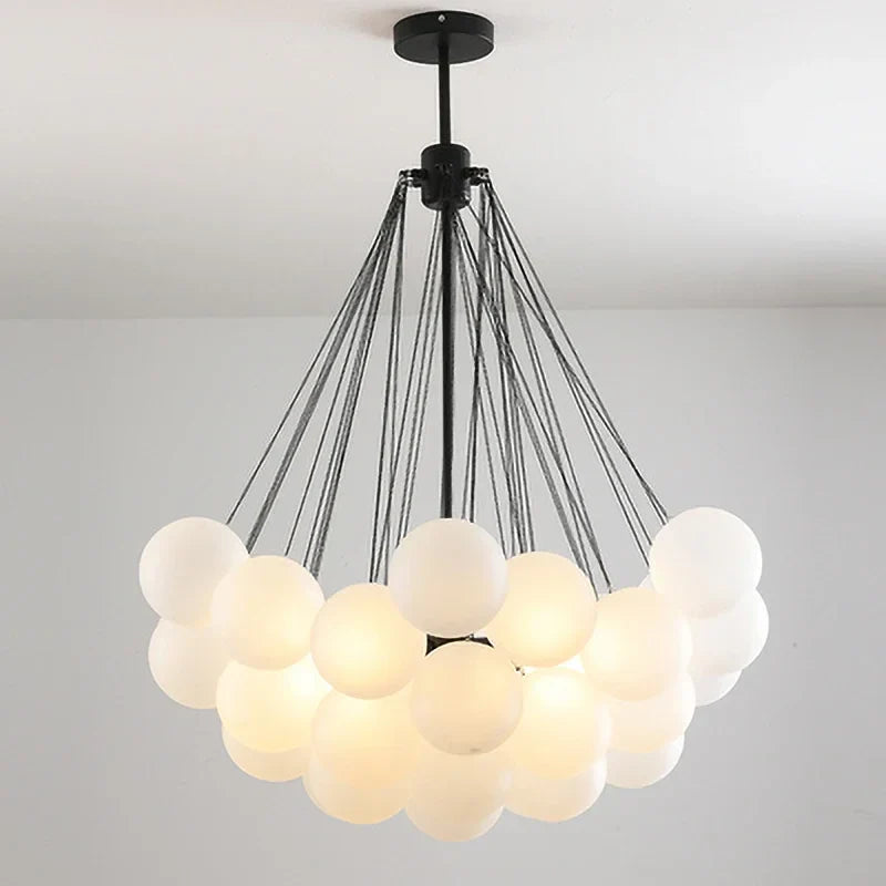 Moderne witte glazen bollen hanglampen voor eetkamer woonkamer slaapkamer cafés hal woondecoratie kroonluchters binnen kroonluchter verlichting