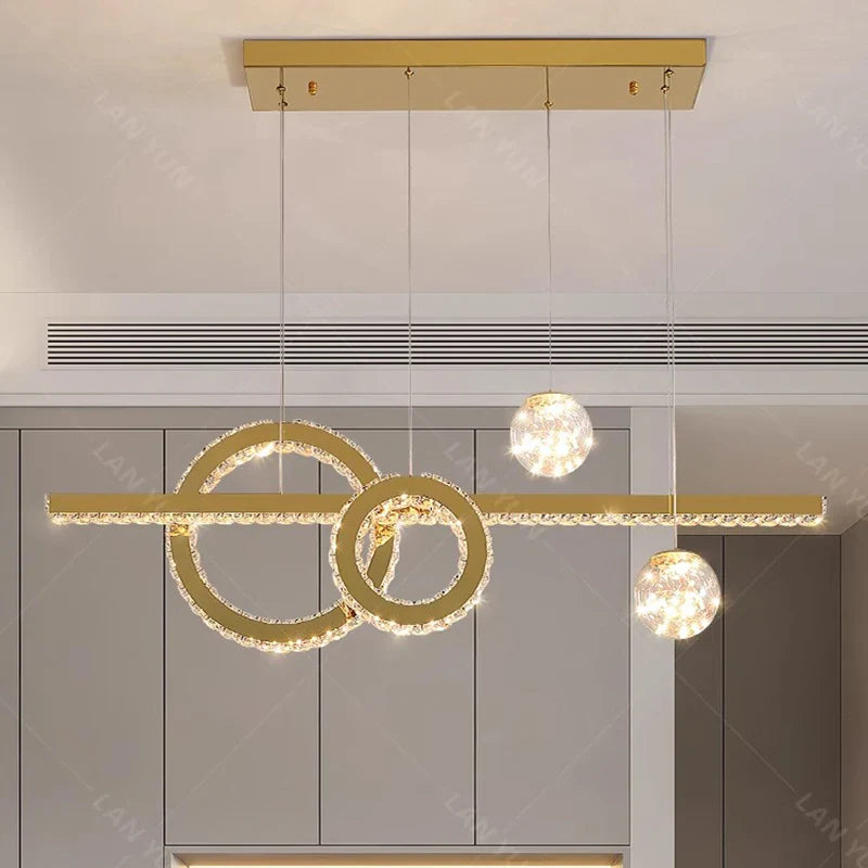 moderne kristallen kroonluchter voor binnenverlichting