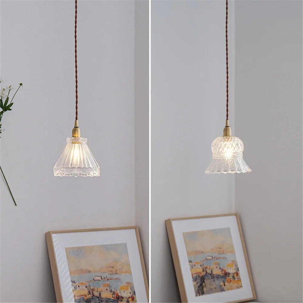 Elegant retro messing lamp