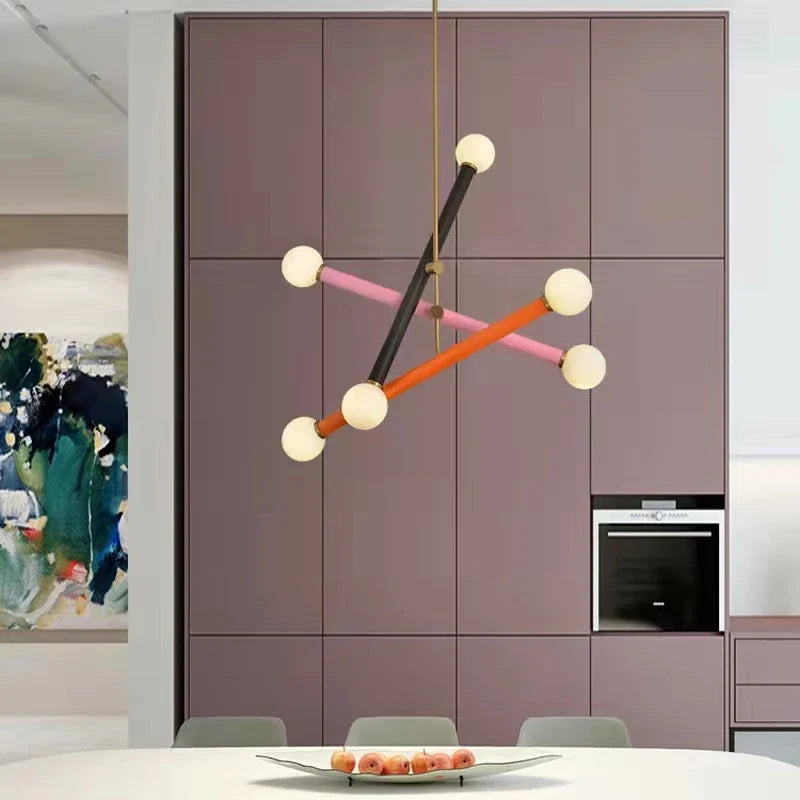 minimalistische art deco kroonluchter voor winkel, hangverlichting