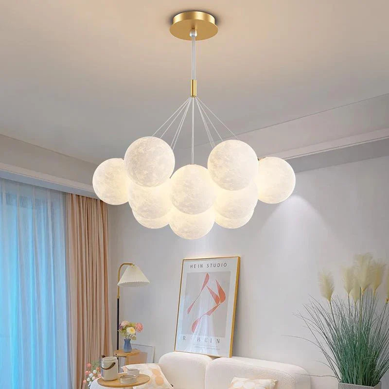 bubbellicht kroonluchter voor woonkamer slaapkamer hangend