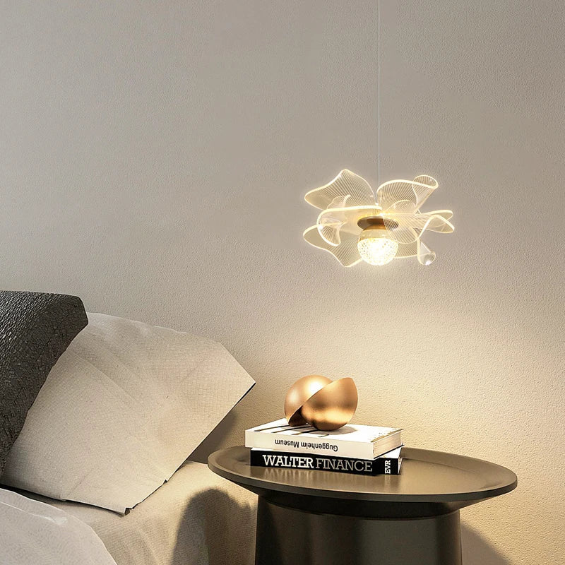 minimalistische luxe noordse kroonluchter met kristallen hangers