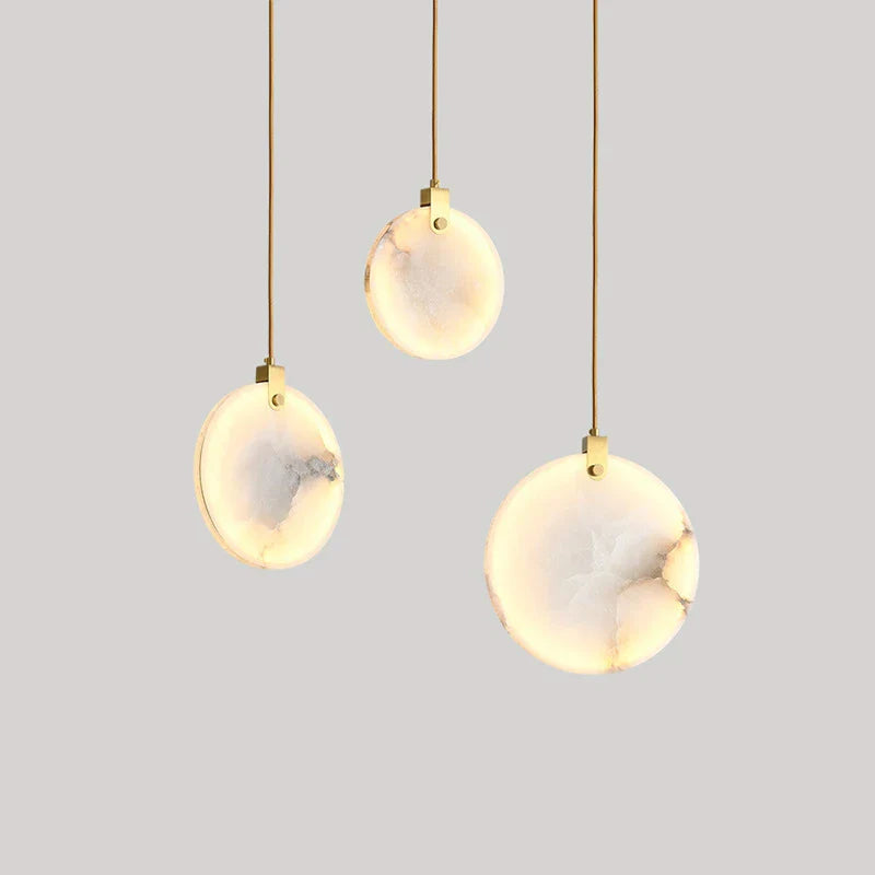 moderne marmeren creatieve led-kroonluchter met luxe uitstraling