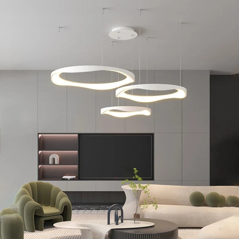 moderne minimalistische noordse led acryl hanglamp 2023 creatief