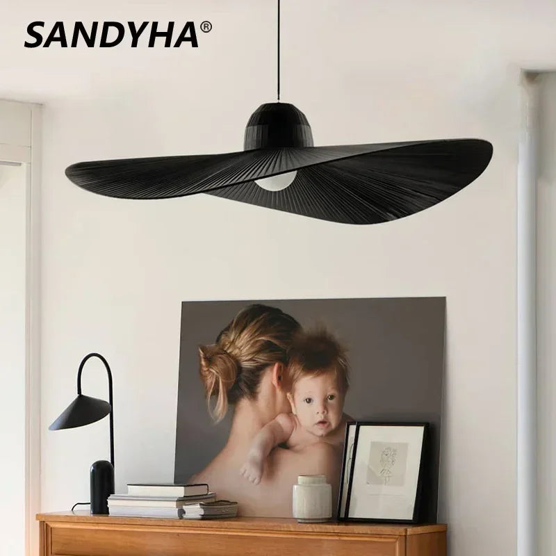 Vintage Scandinavische hoed lamp decoratie