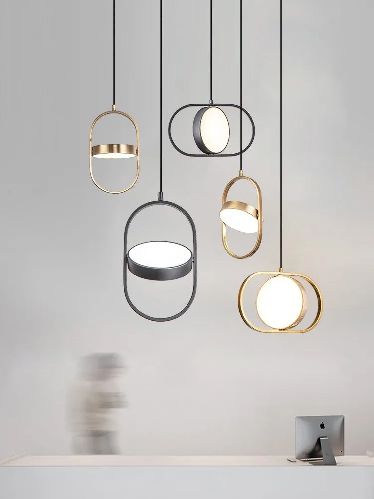 postmoderne creatieve roterende noordse magische oog hanglamp