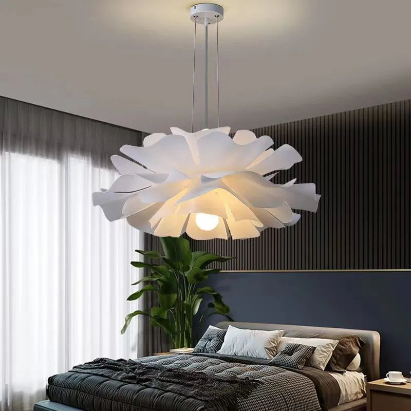 Noordse bloem kroonluchter creatieve mode meisjeskamer lamp moderne eenvoudige eetkamer woonkamer decoratie kroonluchter