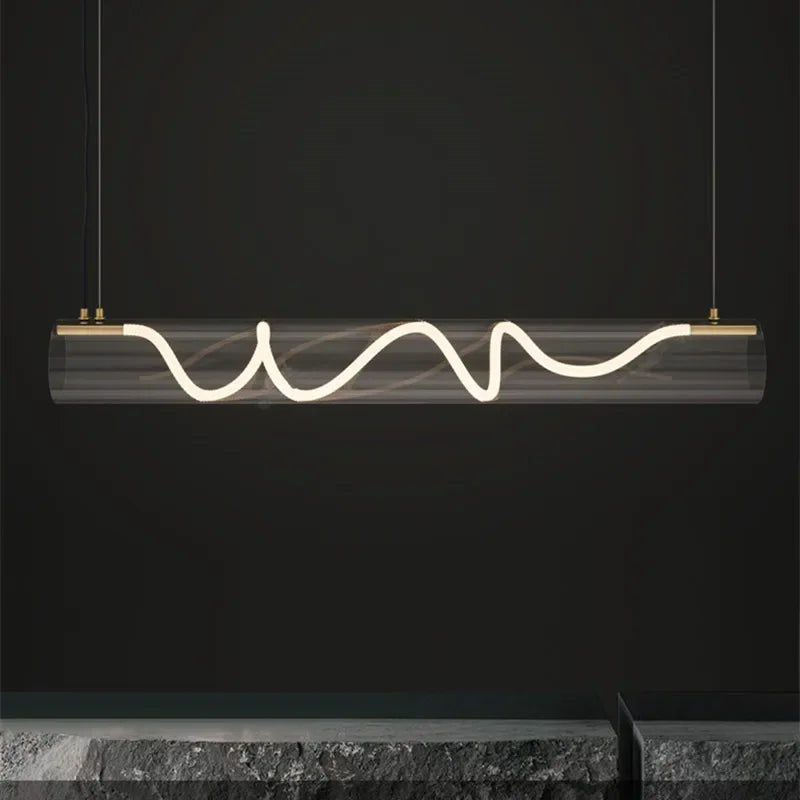 Minimalistische Scandinavische acryl designlamp