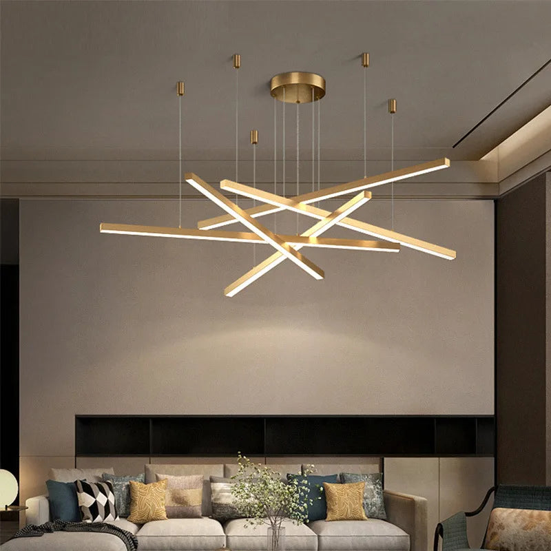 moderne hangende kroonluchter voor lichte interieurdecoratie