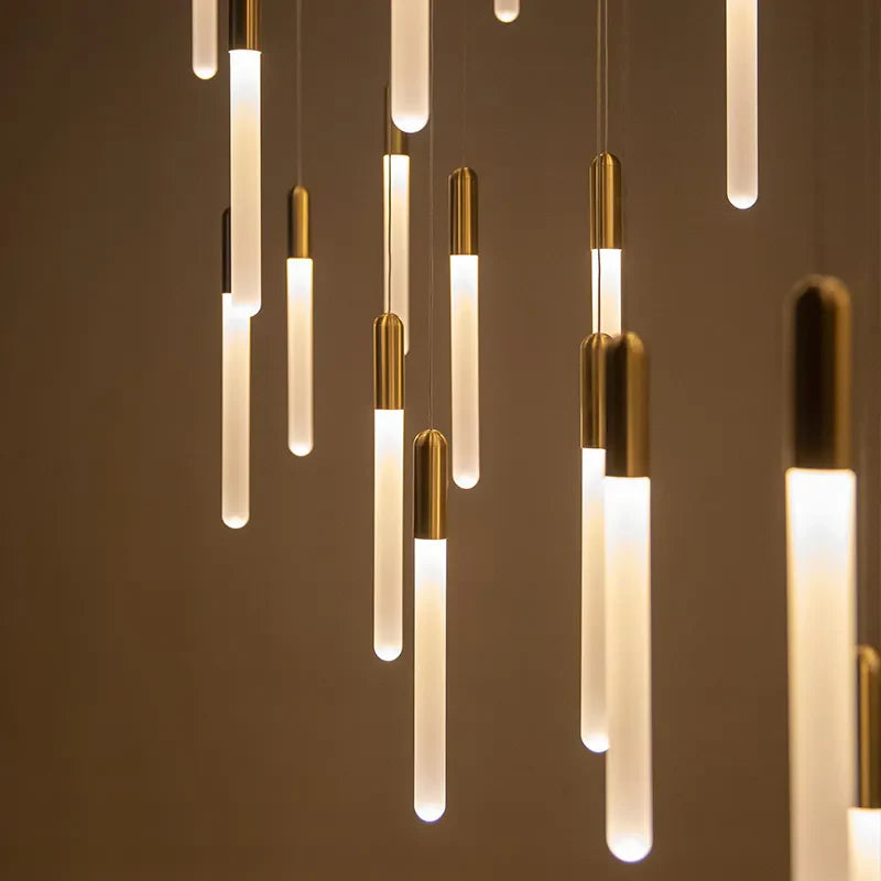 Elegant modern lichtgevend noordse kroonluchter