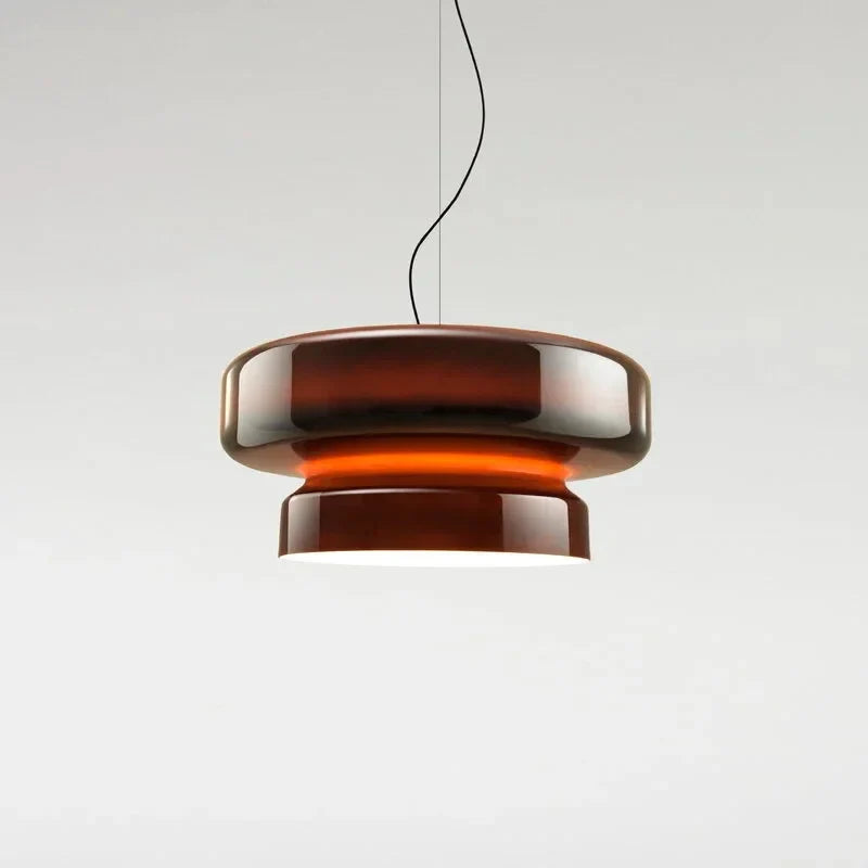 design glazen kroonluchter voor elegante verlichting