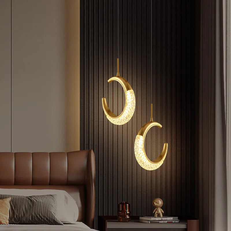 eenvoudige luxe moderne kroonluchter met één kop