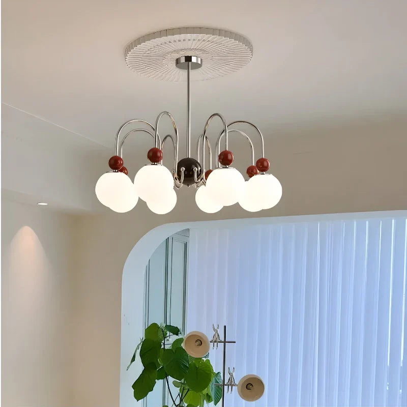 vintage glazen kroonluchter voor elegante interieurdecoratie