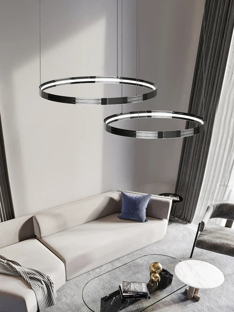 Moderne elegante heldere ringlamp