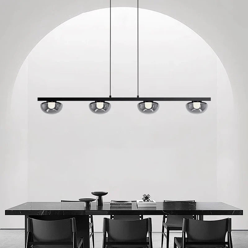 kroonluchter met hanglampen voor fantasie binnenverlichting