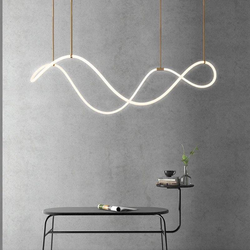 Modulaire, elegante en lichte noordse kroonluchter